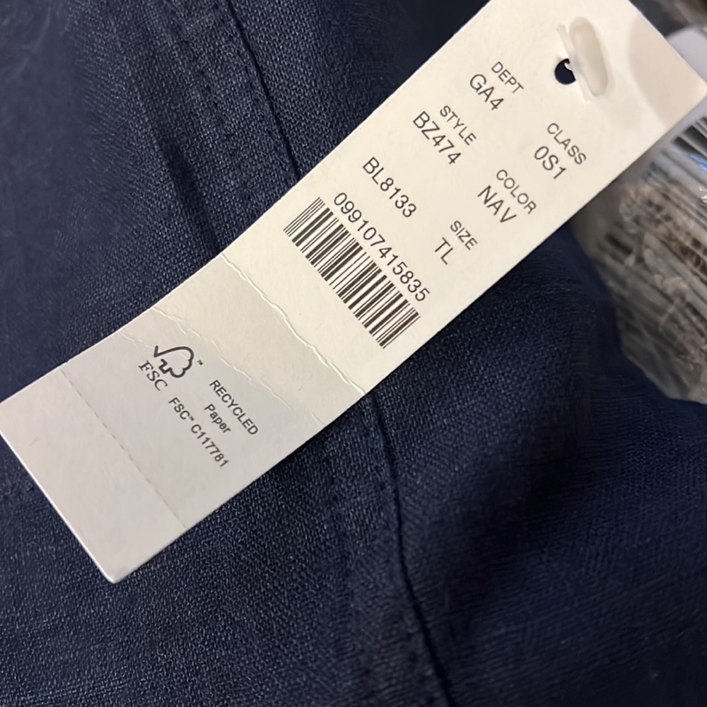 J.Crew Tall Bungalow Popover Dress in Linen - Picture 6 of 6
